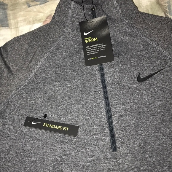 ‼️ SOLD‼️Nike Pro Warm Half Zip - Picture 2 of 3